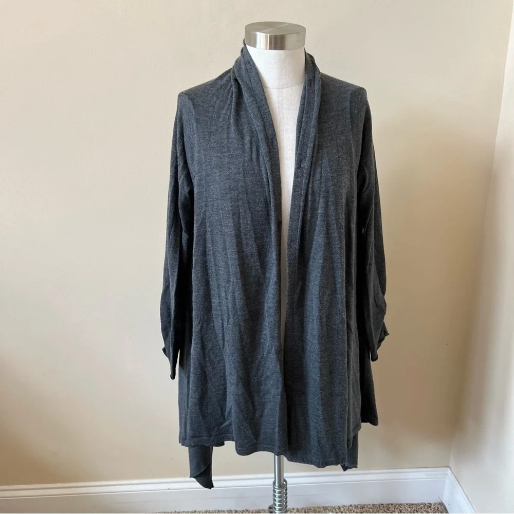 Alice + Olivia wool cashmere open cardigan sweater 26052